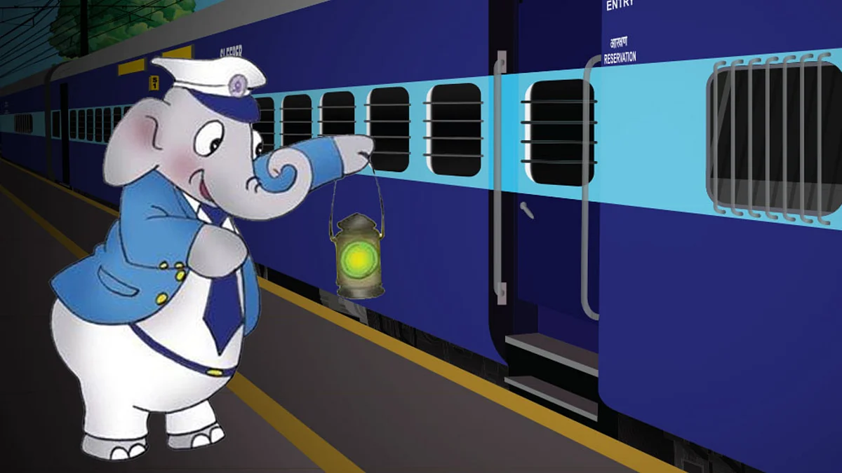 The Mascot of Indian Railways- Bholu elephant
