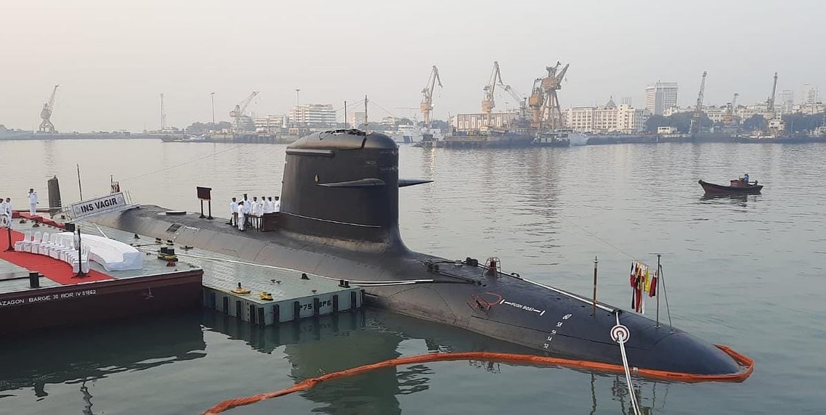 Mumbai: Submarine INS Vagir commissioned into Indian Navy; see pics - Vimarsana News