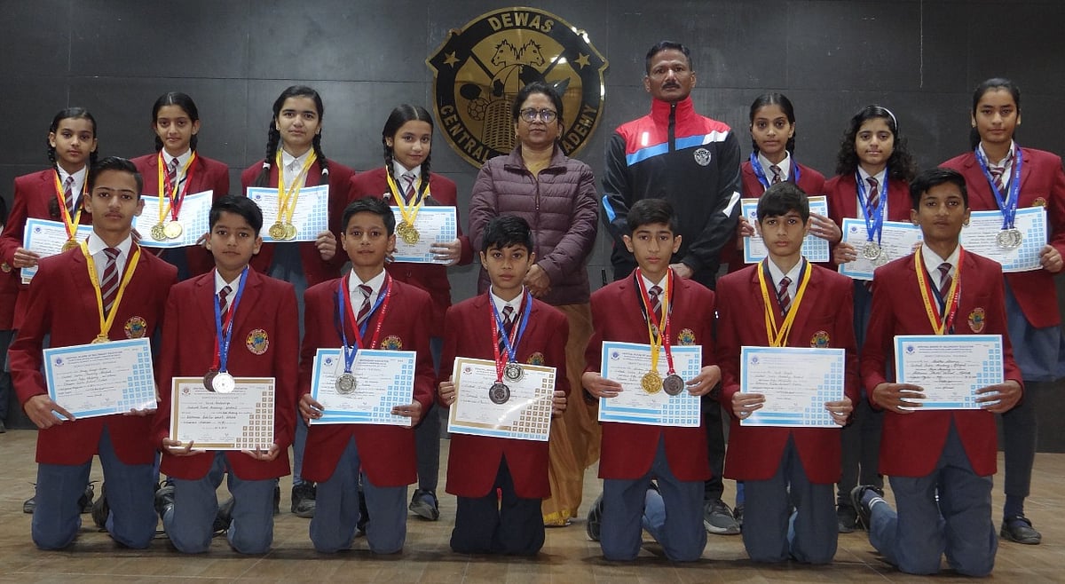 Madhya Pradesh Central India Academy excels in National skipping