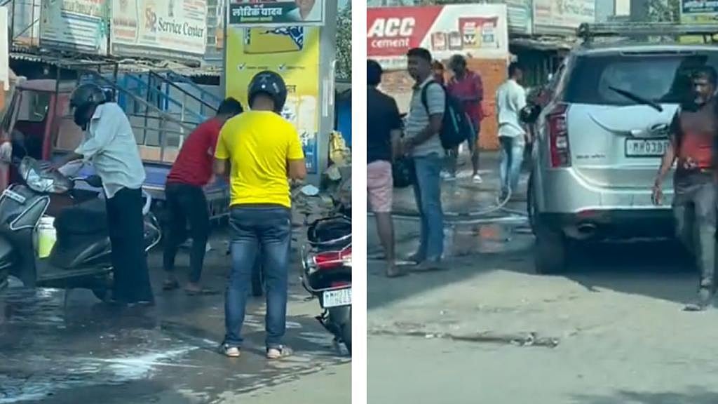 Mumbai: Video of alleged illegal carwash in GTB nagar emerges on social media; WATCH