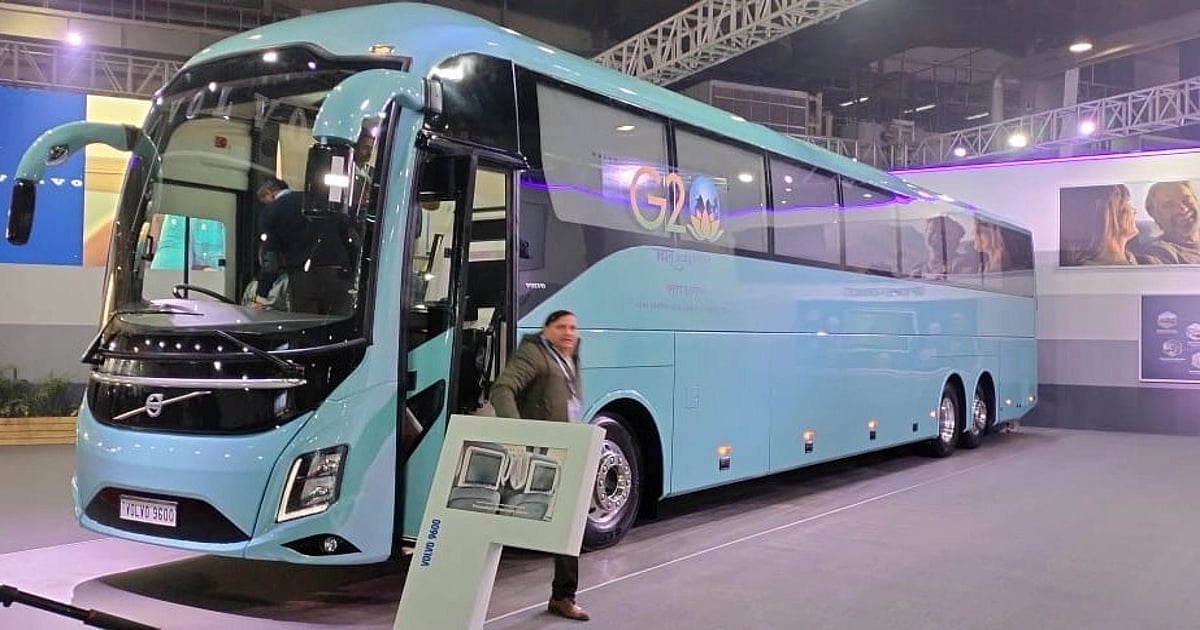 Rect Bus Auto Expo 2023: VECV unveils intercity electric bus to cover 500 km