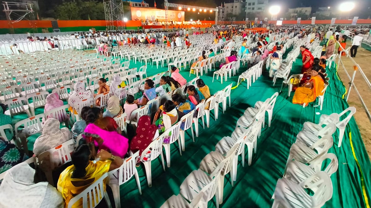 Watch: Empty chairs at JP Nadda's Aurangabad rally, Sena leader says 'President Nadda, see this Khadda' - Vimarsana News