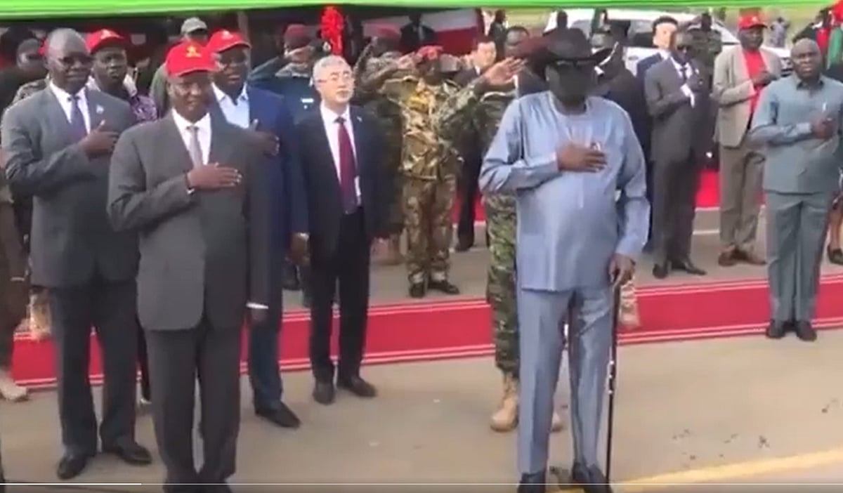 ON CAMERA: Sudan President wets himself while standing for national anthem; 6 journalists arrested for filming - Vimarsana News