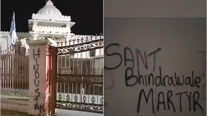Melbourne: Another Hindu temple vandalised by Khalistan supporters in Australia - Vimarsana News