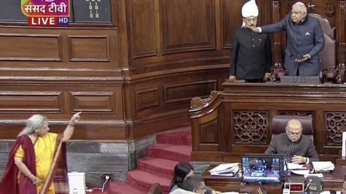 WATCH: Jaya Bachchan TROLLED for disrespectfully pointing finger at Vice President of India & Rajya Sabha chair Jagdeep Dhankhar - Vimarsana News