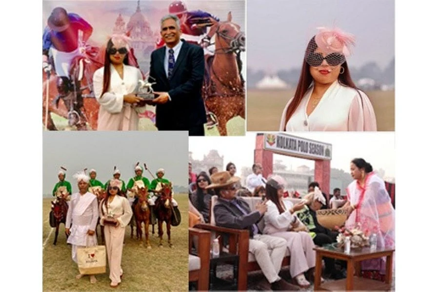 Chaitali Das presents eco-friendly souvenirs to Manipuri polo players at Kolkata Polo Season 2022