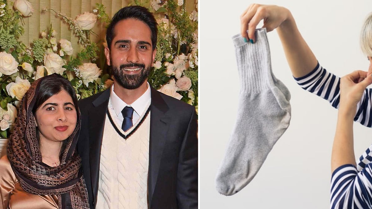 Malala Yousafzai spots husband Asser Malik's dirty socks lying on the sofa, here's what happened next - Vimarsana News