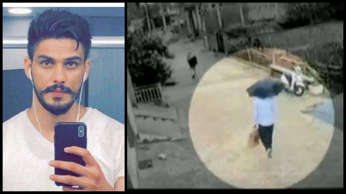 Caught on camera: Fugitive Amritpal Singh in Haryana hides face with umbrella to evade arrest - Vimarsana News