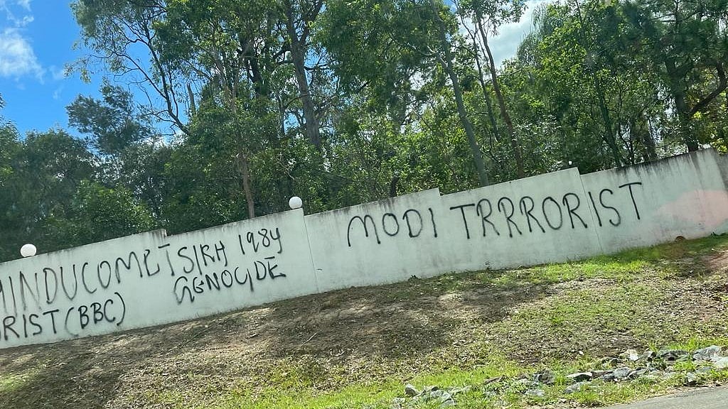 Another Hindu temple vandalised by Khalistani groups in Australia, this time in Brisbane - Vimarsana News