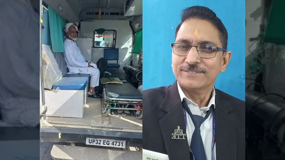 ON CAMERA UP man tries boarding moving train at Amroha; TTE & RPF