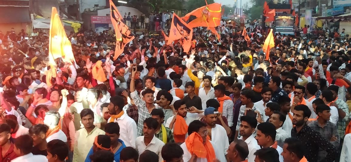 Madhya Pradesh: Ram Navmi procession taken out with religious fervour in Sanawad - Vimarsana News