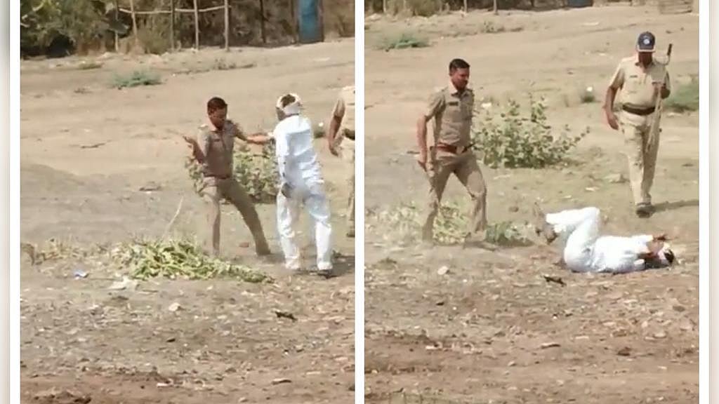 Maharashtra: Father goes to exam hall to hand over chit to son in Jalgaon, beaten up by cops (watch) - Vimarsana News