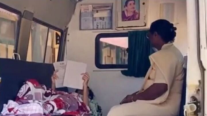 Mumbai: Gritty school girl takes SSC exam from an ambulance - Vimarsana News