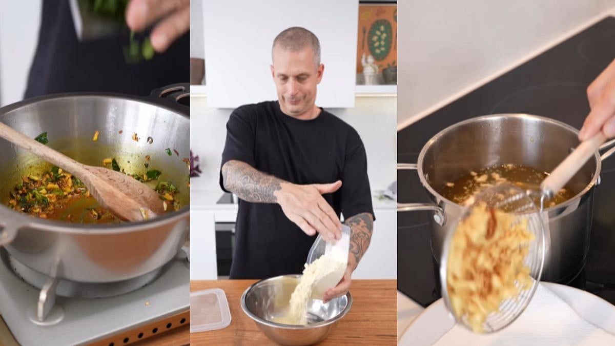 Chef & TikTok star Andy Hearnden cooks THIS street food; can you guess