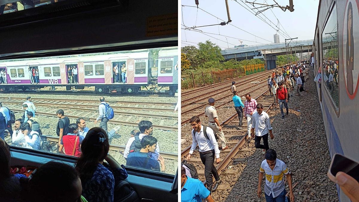 Mumbai: Western Railway local train services hit due to technical snag - Vimarsana News