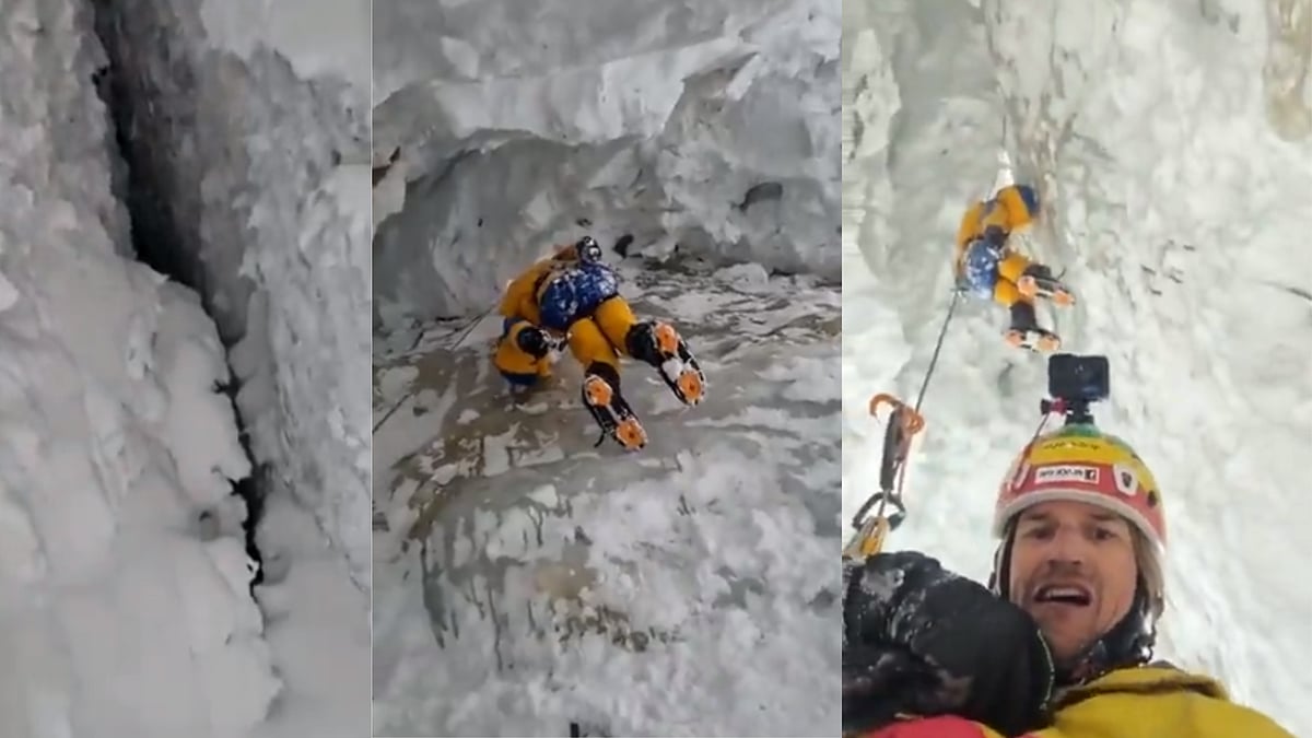 WATCH: Polish climber brilliantly rescues missing Indian Anurag Maloo from crevasse - Vimarsana News