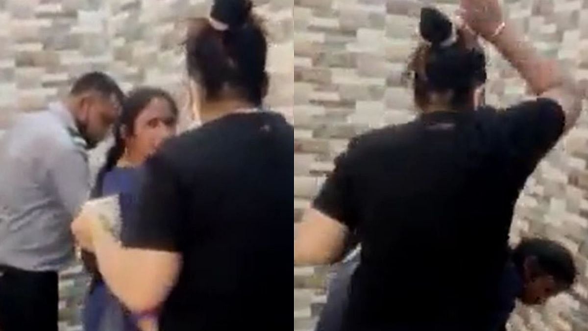 On Camera: Woman booked for assaulting housekeeping staffer in Greater Noida West condominium - Vimarsana News