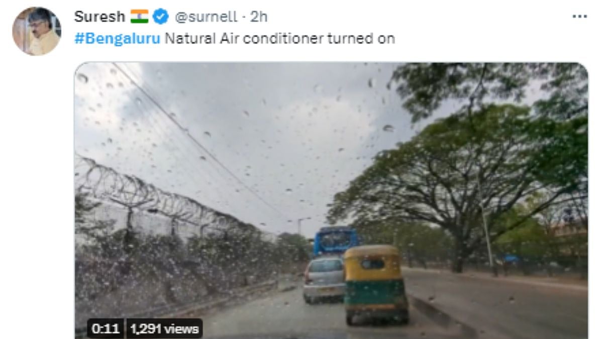 Bengaluru experiences rain in late April; netizens describe the weather as 'Natural AC' - Vimarsana News