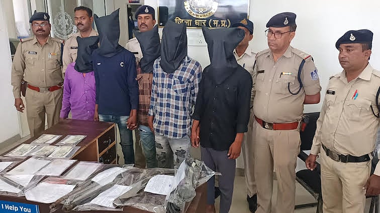 Madhya Pradesh: Five held planning to loot petrol pump in Pithampur - Vimarsana News