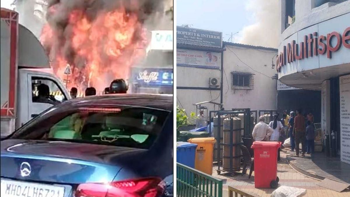Thane: Fire breaks out in a furniture shop near Tieten Hospital - Vimarsana News