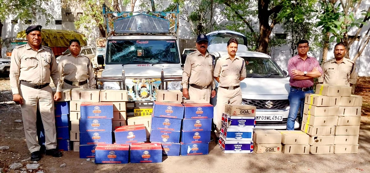 MP: Huge quantity of illicit liquor seized in 2 separate cases in Dhar - Vimarsana News