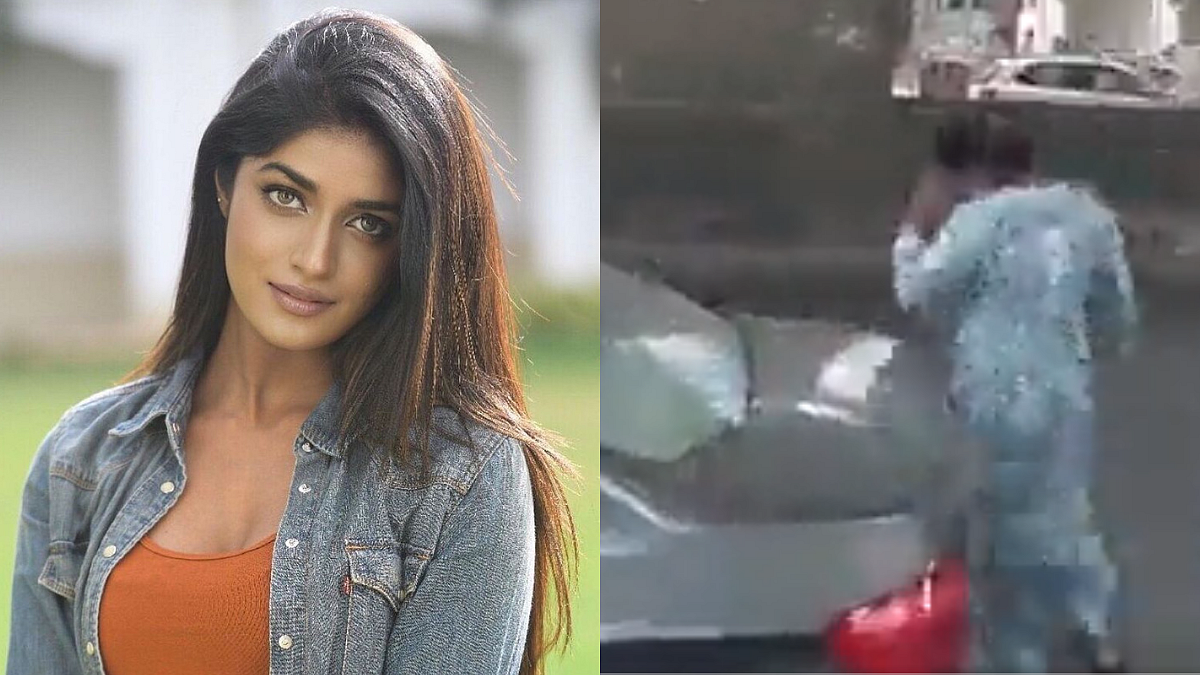 Atrangi Re actress Dimple Hayathi booked for damaging police officer's car  in Hyderabad; visuals surface