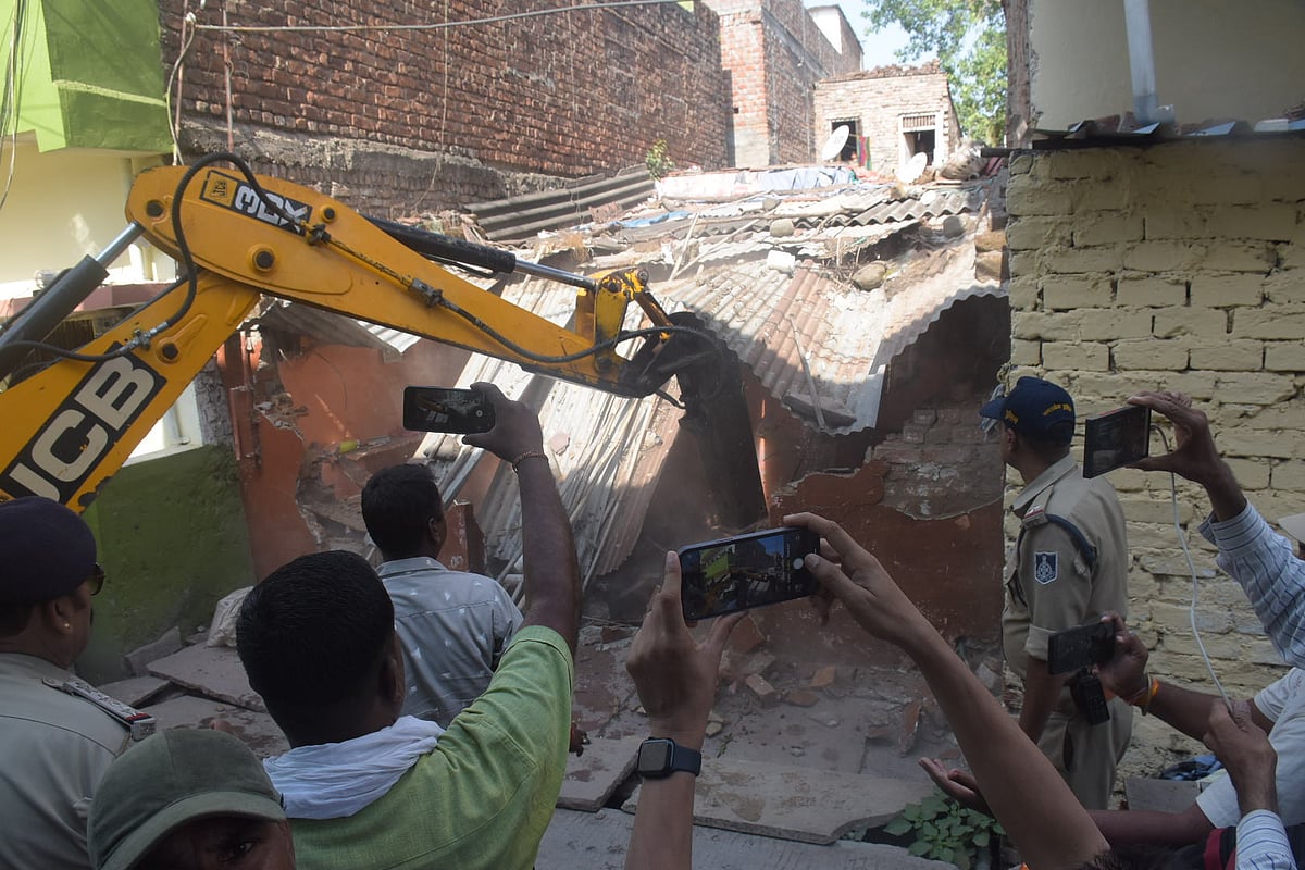 Madhya Pradesh: Houses of miscreants razed under tight security in Ujjain - Vimarsana News