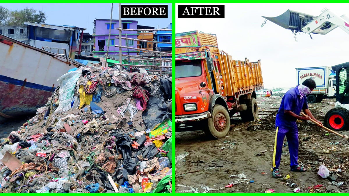 FPJ Impact: MBMC clears mounds of garbage from Uttan shores - Vimarsana News