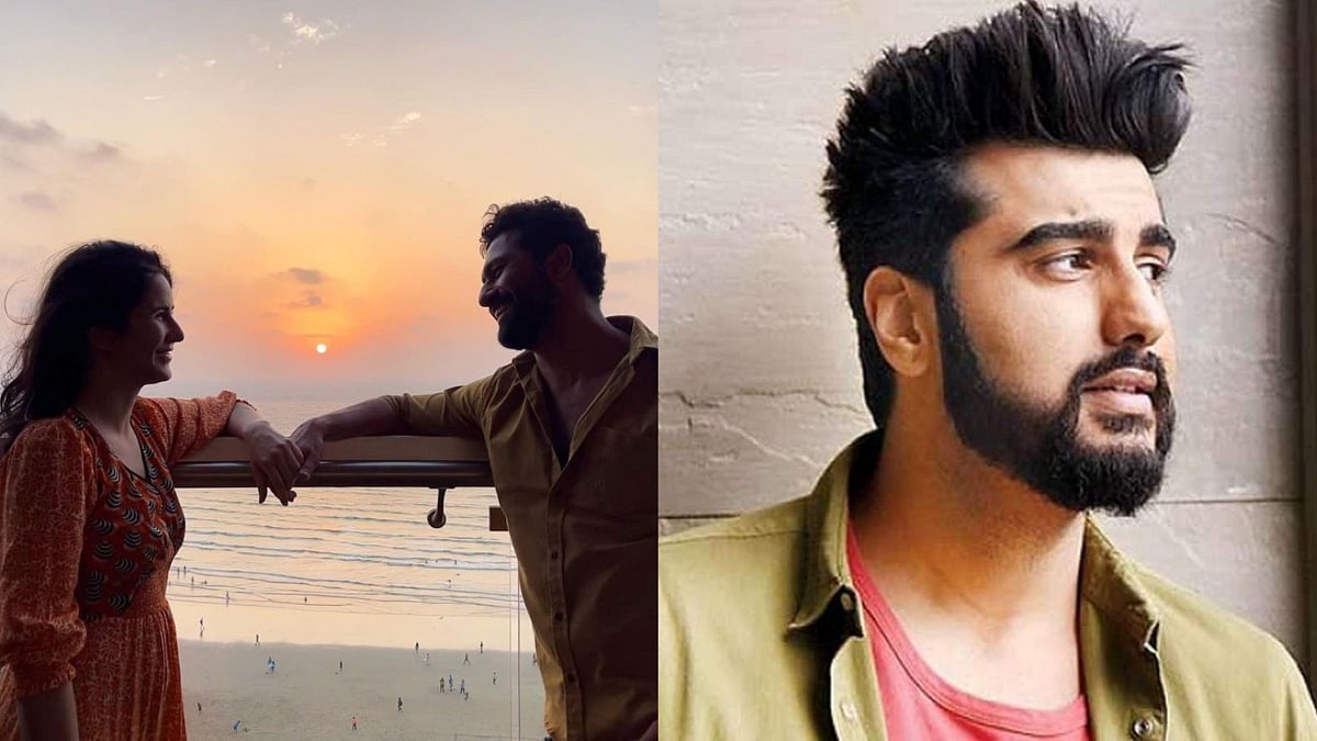 Katrina Kaif-Vicky Kaushal Treat Us With Romantic Sunset Moment But Arjun Kapoor's Reaction Is Unmissable - Vimarsana News