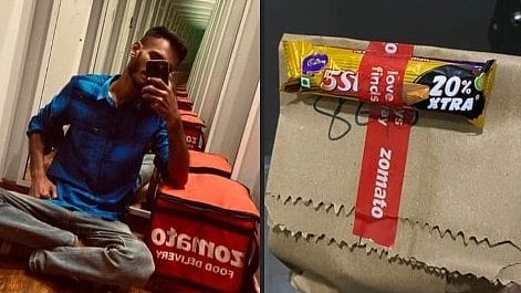 Zomato Delivery Boy Spreads Joy By Sharing Chocolates With Every Order On His Birthday, Netizens Call For Company's Appreciation - Vimarsana News