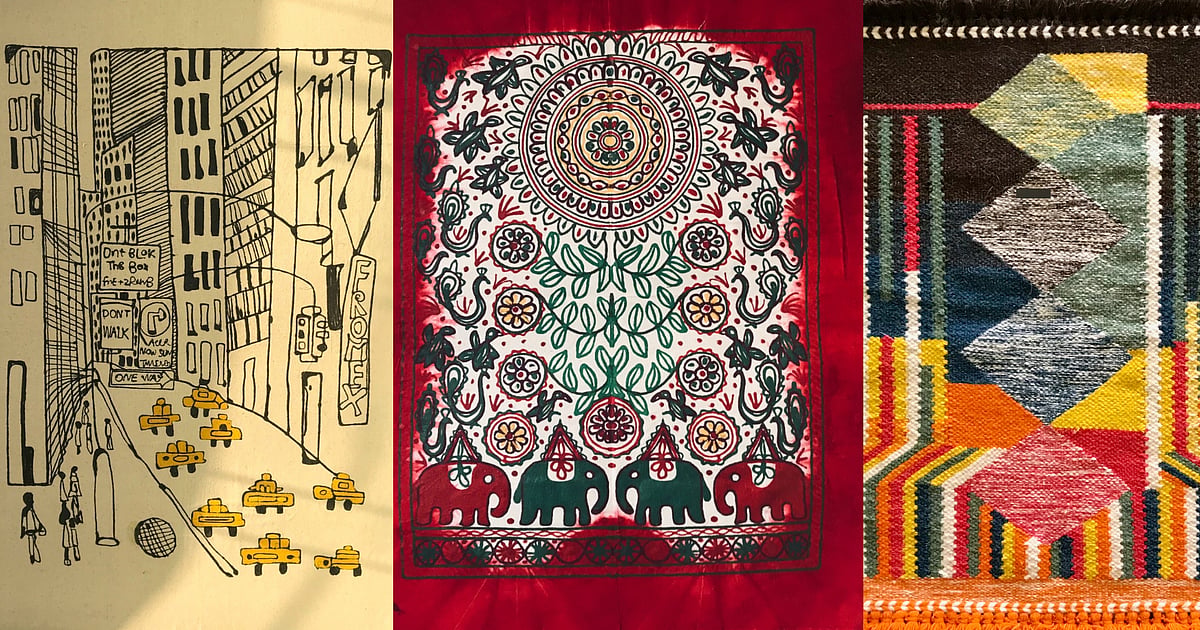 Artist Hanis Rogan Mumbai: Artist recreates Rogan art of Kachchh with new design