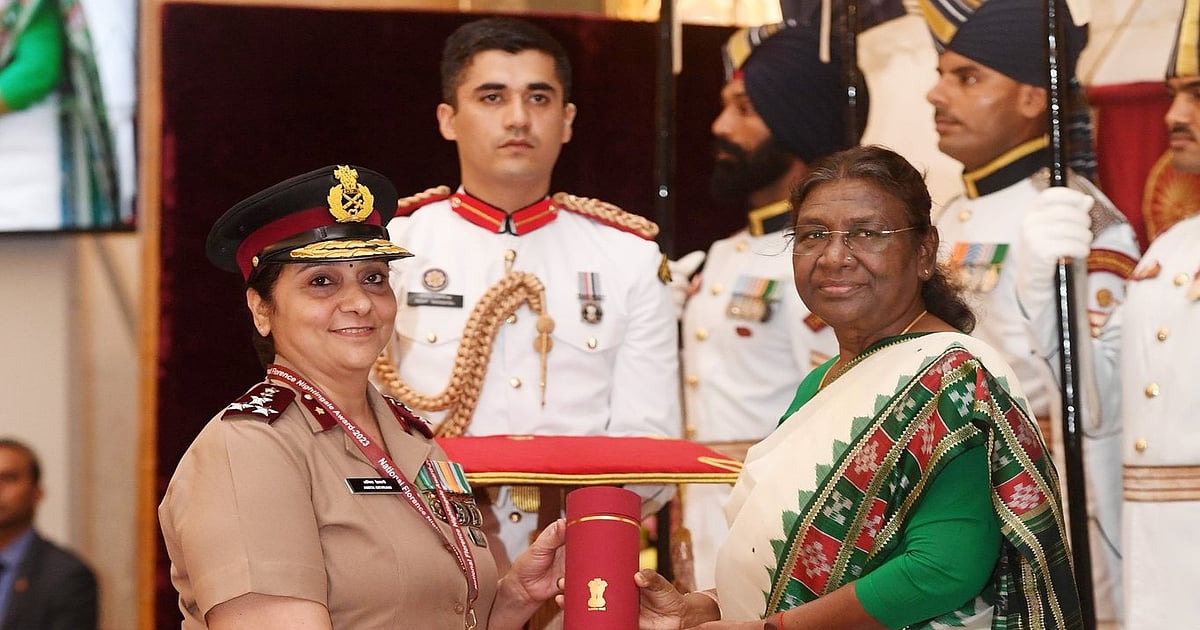 National Florence Nightingale Award: Southern Command's Amita Devrani Honoured - Vimarsana News