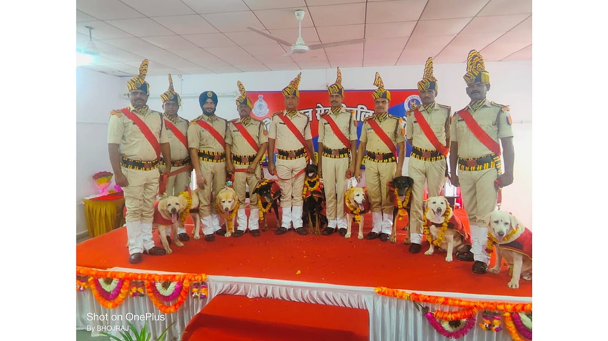 BYE BUDDIES: 10 Dogs Of 23rd SAF Battalion Retire In Bhopal - Vimarsana News