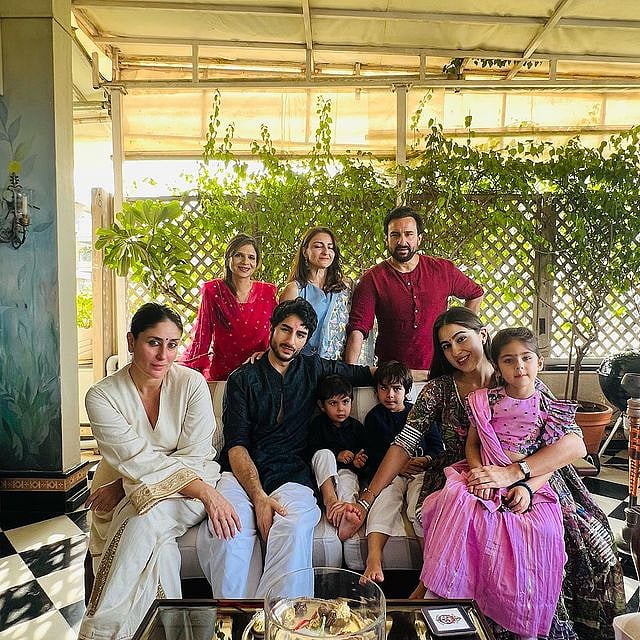 Inside Saif Ali Khan, Sara Ali Khan's Raksha Bandhan Celebrations
