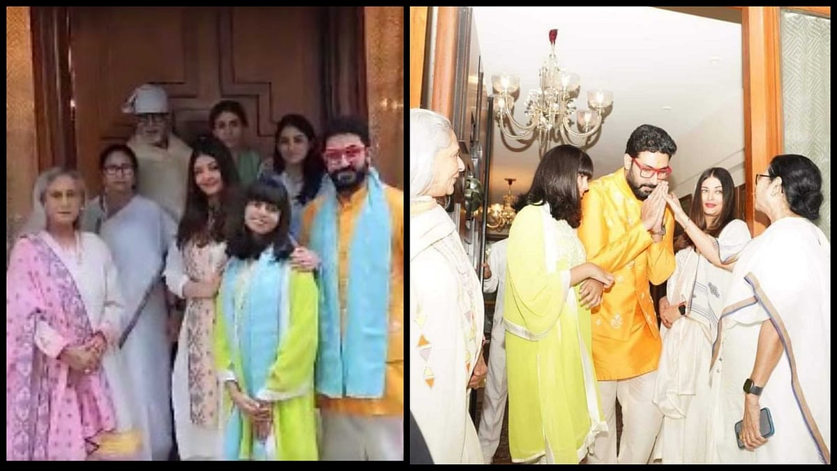 Watch: WB CM Mamata Banerjee Ties Rakhi To Megastar Amitabh Bachchan, Poses With Entire Family In Mumbai