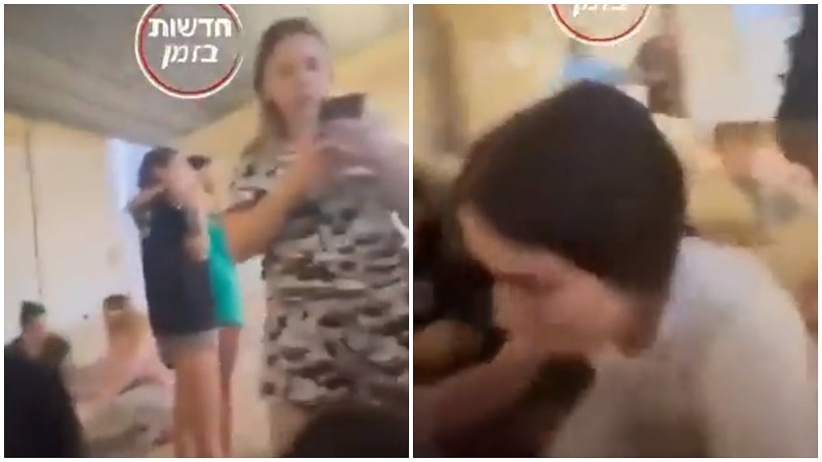 Israeli IDF Women Soldiers Held Hostage At Undisclosed Location In Gaza Strip; Terrified As Their Air Force Bombs City (VIDEO)