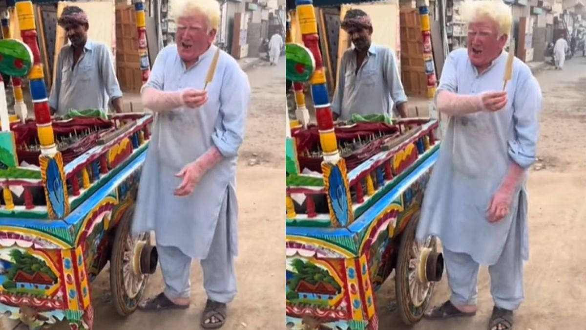 Viral Video: Man Resembling Donald Trump Sings & Sells Kulfi On Pakistan Streets