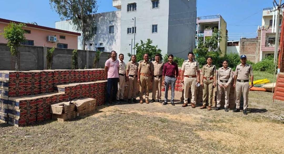 Over 600 Cartons Of Illicit Liquor Seized From Truck; Driver Held