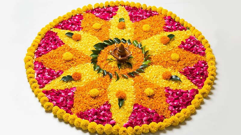 Flowers Rangoli