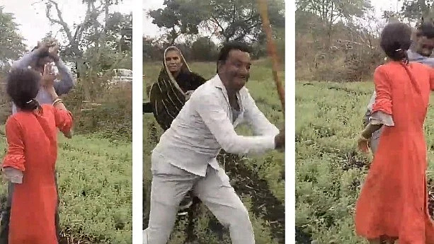 गुर्जर पुरुषहरूले दलित महिलाहरूलाई उज्जैनमा बाख्राको ‘अपमान’ फार्म पछि लाठीले कुट्छन्;  भिजुअल सतह