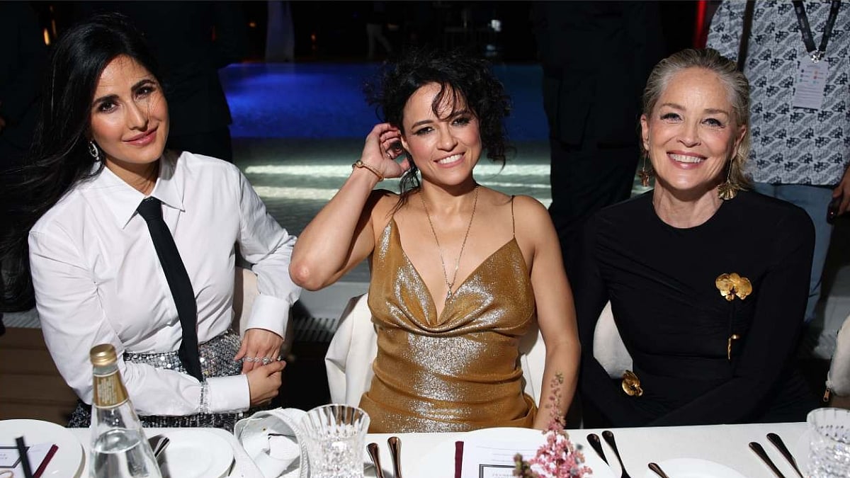 PHOTO: Katrina Kaif Poses With Sharon Stone & Michelle Rodriguez At