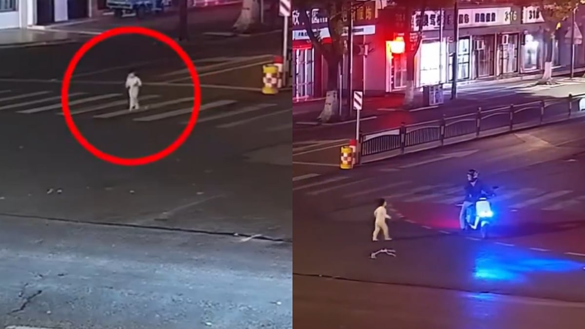 'Humanity Is Still Alive': 3-Year-Old Chinese Kid Spotted Wandering Alone On Streets At Midnight; Commuters Step In To Help | WATCH 