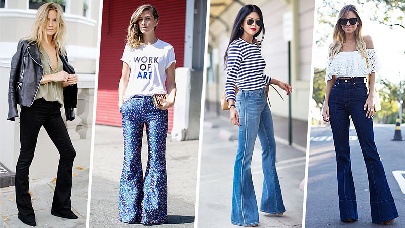 Denim flare How to wear this 70's trend 