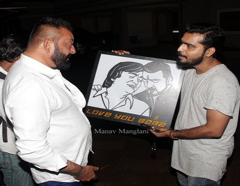 Wow This Special Birthday Gift For Sanjay Dutt By His Fan Made