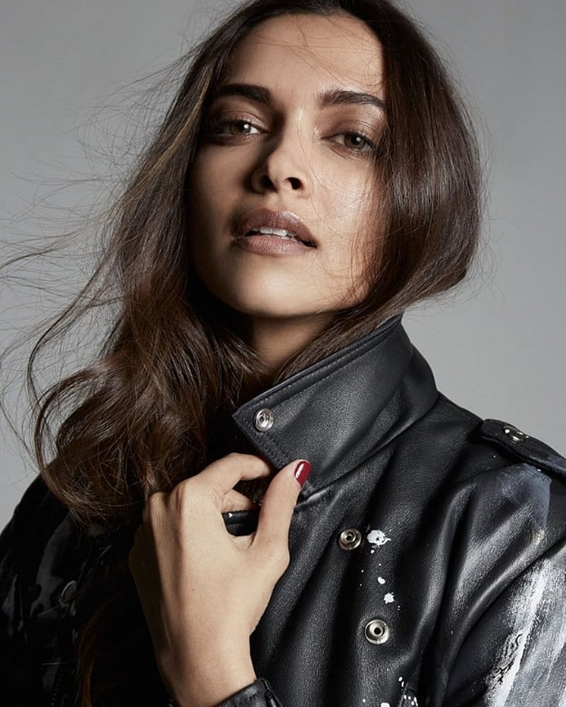 deepika padukone leather jacket