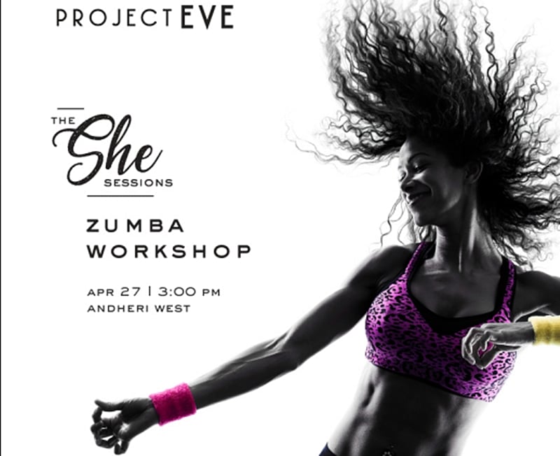 Mumbai Project Eve Zumba Session on April 27 at 3 pm