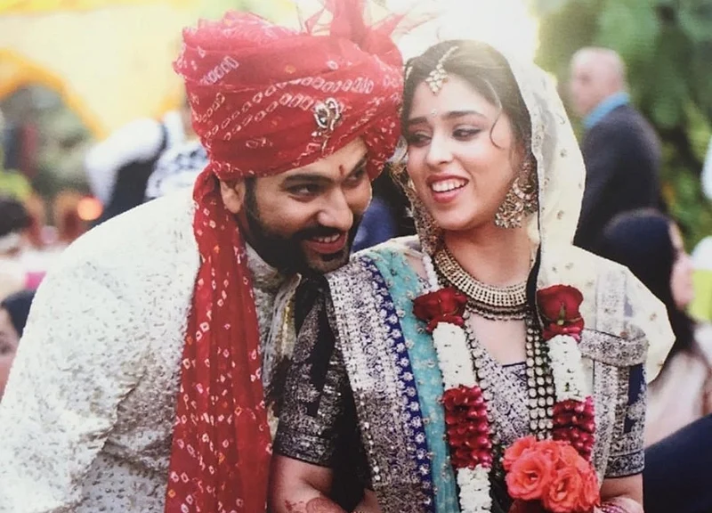 Image result for rohit sharma marriage pics