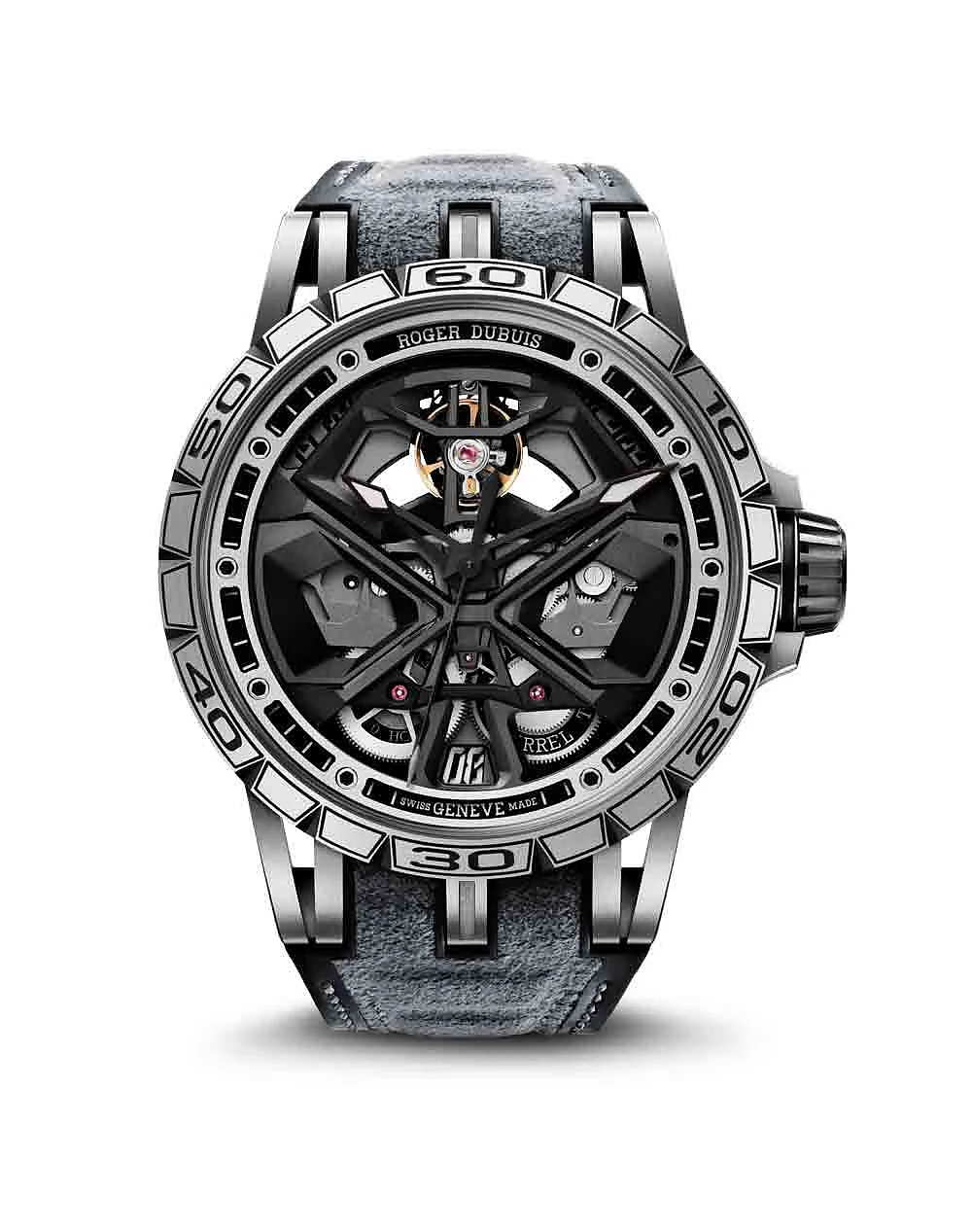 Roger Dubuis Excalibur Huracán featuring the new in-house movement: Caliber RD630