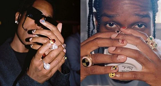 A$AP Rocky Nail Art