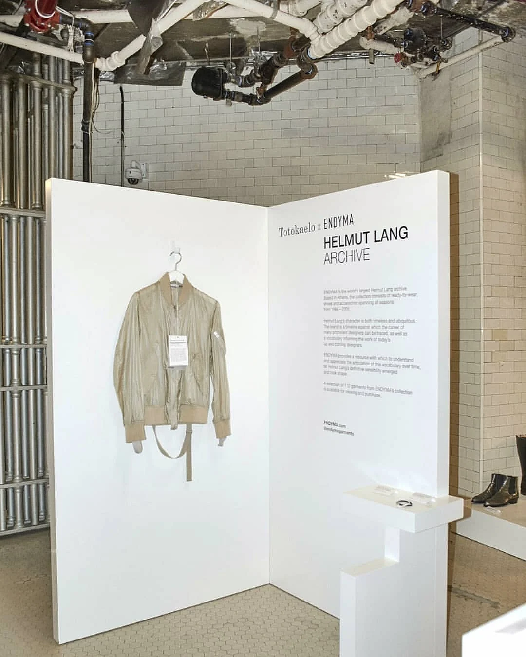 ENDYMA Archive installation at 190-Bowery, NY